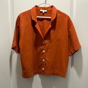 Madewell Rust Button-Down Shirt